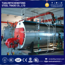 double drum wood flue steam boiler 5t/h